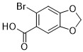 6-溴苯并[D][1,3]二氧代-5-羧酸